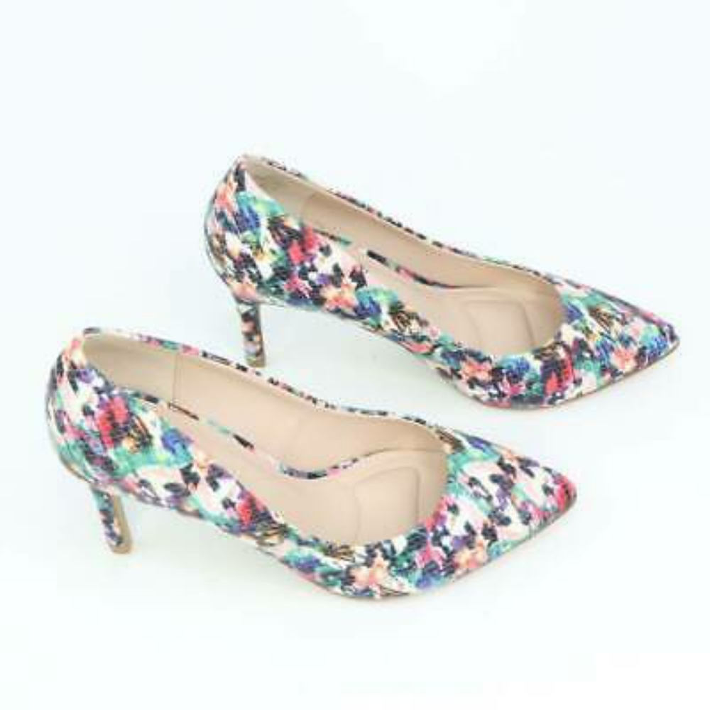 Kelly & Katie Astivia multi color floral pumps